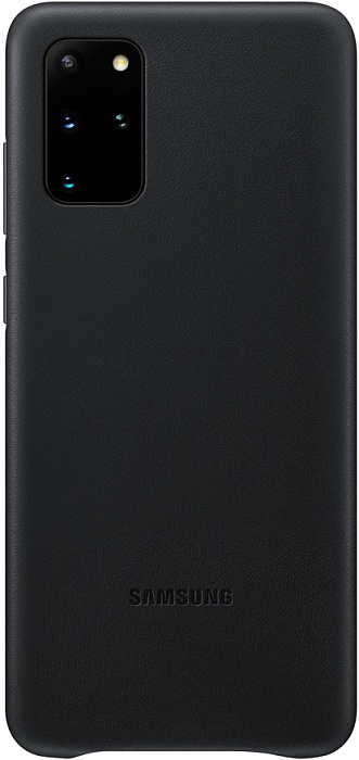 Чехол-накладка Leather Cover для Samsung Galaxy S20+ (черный)